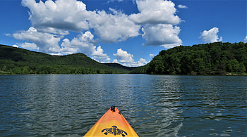 Owsley Fork Reservoir Berea KY, nature, kayaking HD wallpaper