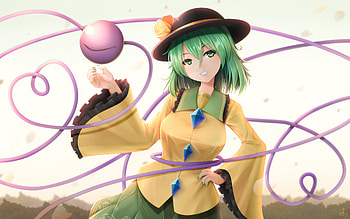 Koishi Komeiji, Koishi Komeiji, Anime, Touhou HD wallpaper