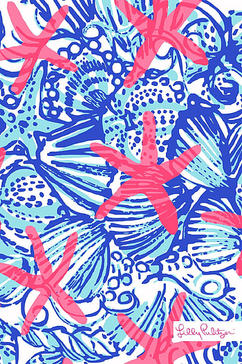 Lilly Pulitzer SummerSheSheShells HD phone wallpaper