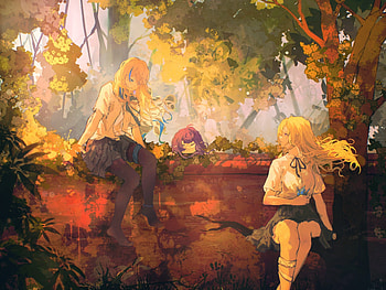 Serval Landau & Cocolia — Sunlit Grove (Honkai: Star Rail ), video game, Honkai: Star Rail HD wallpaper