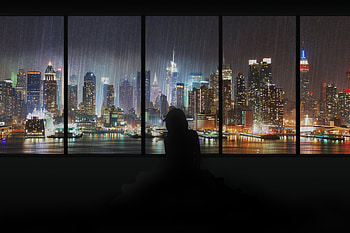City Lights, graphy, lights HD wallpaper