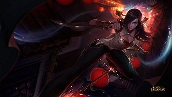 Katarina League Of Legends, league-of-legends, games, anime, anime-girl HD wallpaper