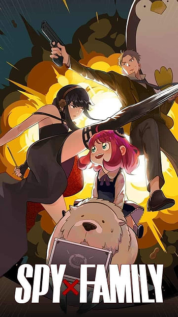 Spy X Family, art, cartoon HD phone wallpaper
