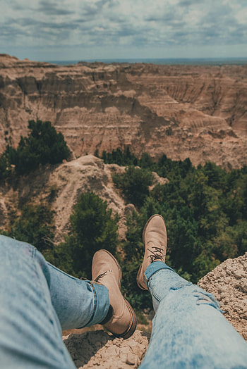 Landscape, Trees, Canyon, Miscellanea, Miscellaneous, Legs, View HD phone wallpaper