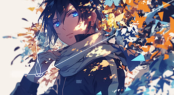 Noragami Yato Anime Boy - Stunning Autumn Scene, Anime, Noragami, Yato (Noragami), anime boy HD wallpaper