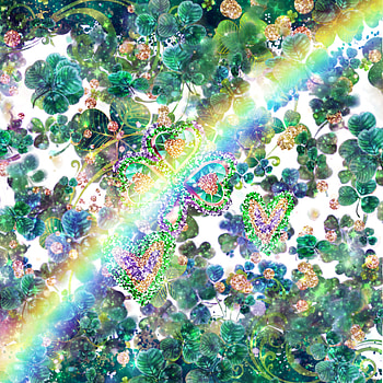 St Patrick's day, rainbow, art HD phone wallpaper