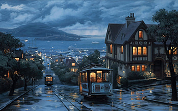 Landscape, Cities, Roads HD wallpaper