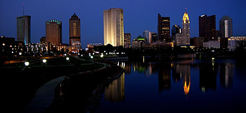 Ohio, Columbus Ohio, Night , x HD wallpaper
