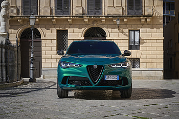Alfa Romeo Stelvio Quadrifoglio "100° Anniversario", vehicle, Alfa Romeo Stelvio HD wallpaper