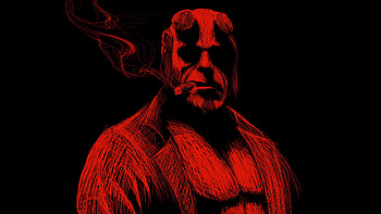Hellboy Arts , hellboy, superheroes, artwork, deviantart, digital-art HD wallpaper