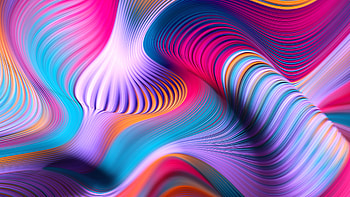 Colorful Abstract Waves HD wallpaper