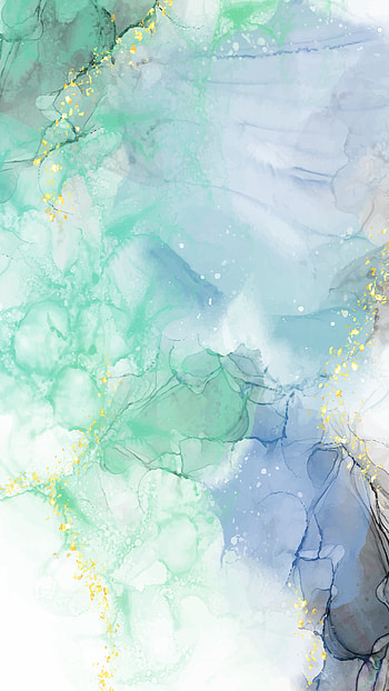 turquoise marble ink, aesthetic, aqua, marble ink, turquoise marble HD phone wallpaper