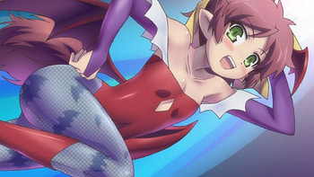 baka and test(lilith), wings, test, lilith, devil, cute, baka, small HD wallpaper