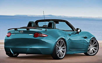 Tuning, Cars, Back View, Rear View, Cabriolet, Mazda 5 HD wallpaper