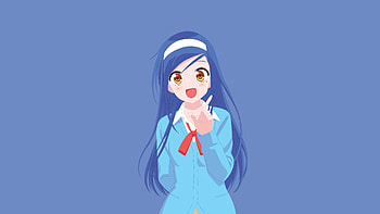 Anime girl, brown eyes, Fumino Furuhashi, We Never Learn HD wallpaper