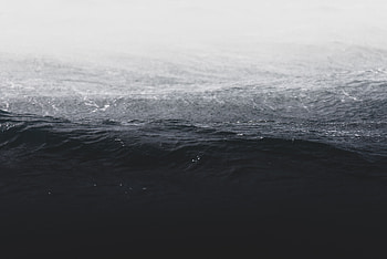 Nature, Water, Waves, Ocean, Bw, Chb HD wallpaper