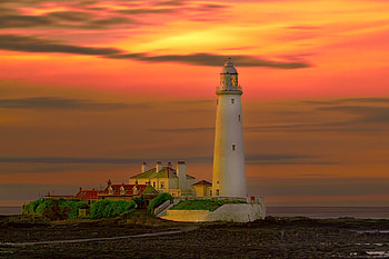 que lighthouses, collection, Beautiful scenery, Serene landscapes HD wallpaper