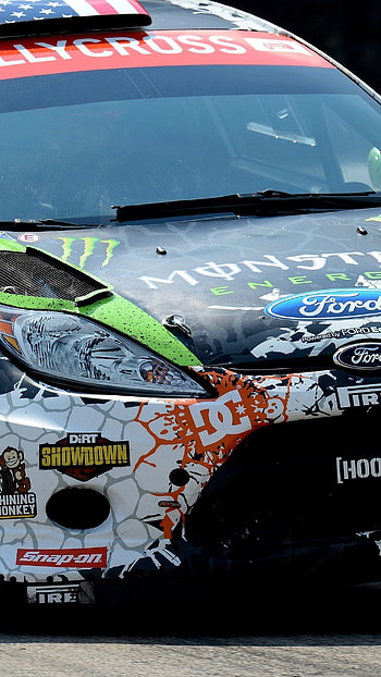 Rallycross , Dynamic motion, High-speed action, Racing cars HD phone wallpaper