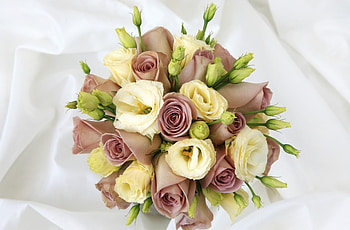 Flowers, Roses, Registration, Typography, Bouquet, Lisianthus Russell, Lisiantus Russell HD wallpaper
