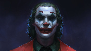 Joker Closeup Sketch, joker, supervillain, superheroes, artist, artwork, digital-art, artstation HD wallpaper
