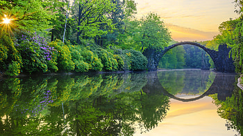 Travels, Bridge, Devils Bridge HD wallpaper