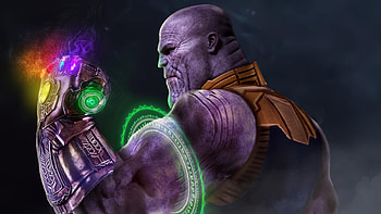 Thanos Using Time Stone, thanos, superheroes, digital-art, artwork, supervillain HD wallpaper