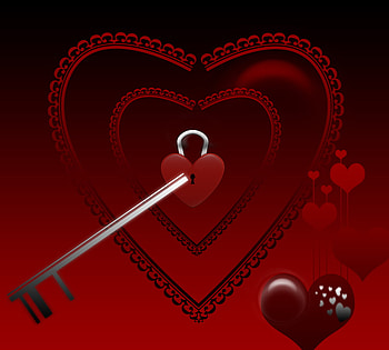 Key To My Heart !!!, heart, lock, key, cherish HD wallpaper