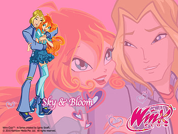 Bloom & Sky of Winx club, sky, bloom, love, season 2 HD wallpaper