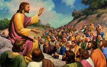 Gospel scene, god, jesus, christ, people HD wallpaper