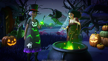 Disney Dreamlight Valley Halloween, video game, Disney Dreamlight Valley, Halloween Gaming HD wallpaper