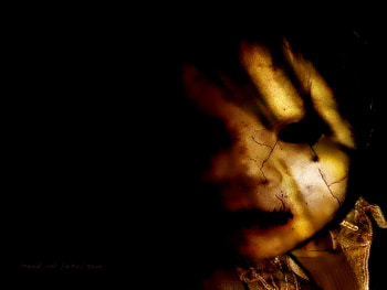 face, horror, doll, scary HD wallpaper
