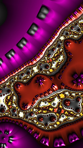 Trippy Psychedelic Fractal, Abstract, fractal HD phone wallpaper