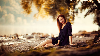 Portrait Of A Girl In Nature, girls, model HD wallpaper