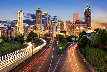 Atlanta skyline, Seven real estate, Skyline seven real estate HD wallpaper