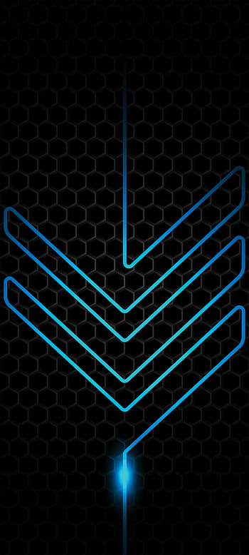 Arrow neon, Amoled, dark HD phone wallpaper