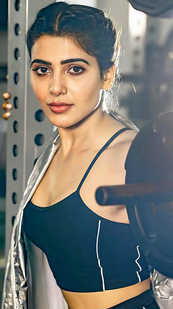 Samantha Akkineni, fitness model, telugu actress HD phone wallpaper