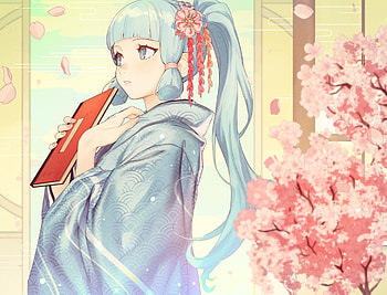 Kamisato Ayaka, Kamisato Ayaka (Genshin Impact), video game, Genshin Impact HD wallpaper