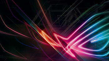 Neon ROG HD wallpaper