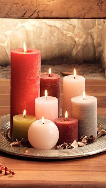 Candle, Candle Tray HD phone wallpaper