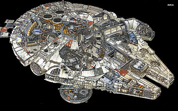 Millenium Falcon Cockpit HD wallpaper