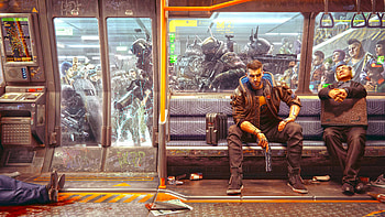Cyberpunk 2077 Train Station , cyberpunk-2077, games, ps-games, xbox-games, pc-games, 2020-games HD wallpaper