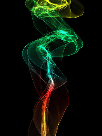 Abstract, Smoke, Color, Winding, Sinuous, Coloured, Digital HD phone wallpaper