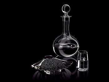 Miscellanea, Miscellaneous, Serving, Decanter, Carafe, Caviar, Dinner, Supper HD wallpaper