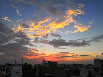 Sunset, Sky, Cloud HD wallpaper