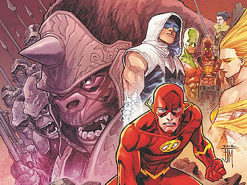 Flash, Comics, Barry Allen, Captain Cold, Gorilla Grodd HD wallpaper
