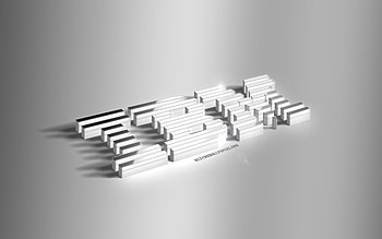 IBM 3d logo, silver background, IBM emblem, IBM logo, IBM metal logo, IBM HD wallpaper