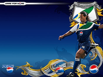 Ronaldinho Gaúcho, brazilian, ronaldinho, pepsi, ronaldinho gaucho HD wallpaper