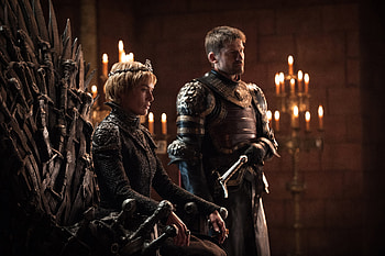 Lena Headey as Cersei Lannister and Nikolaj Coster Waldau as Jaime Lannister, game-of-thrones-season-7, game-of-thrones, tv-shows HD wallpaper
