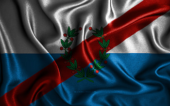 La Rioja flag, , silk wavy flags, Argentine provinces, Day of La Rioja, fabric flags, Flag of La Rioja, 3D art, La Rioja, Provinces of Argentina, La Rioja 3D flag, Argentina HD wallpaper