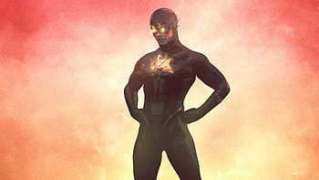 Flash Poster Art , flash, superheroes, artist, artwork, digital-art, poster HD wallpaper